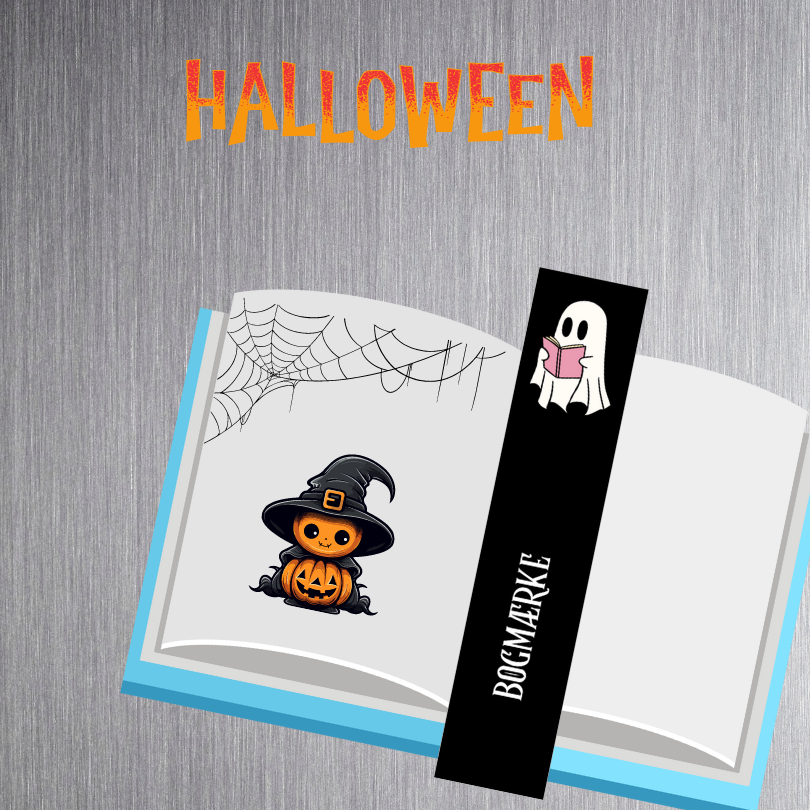 Bogmærker til børn - Halloween